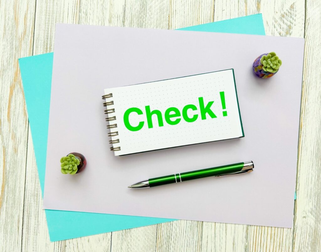 チェックポイント